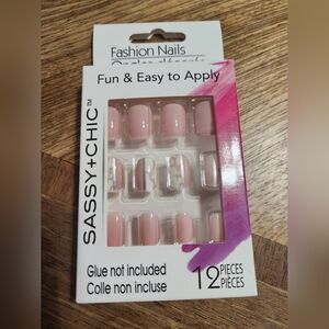 3 for $12 Pink Fashion Nails